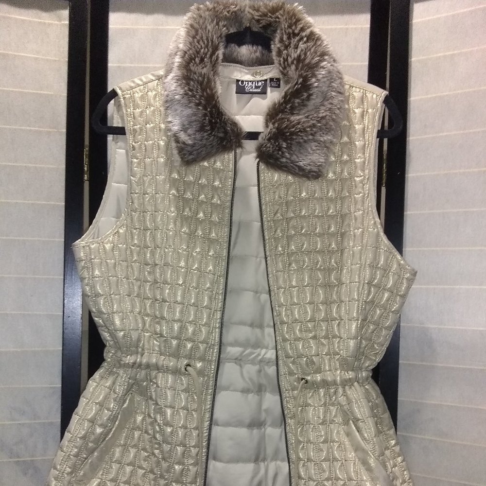 Quilted Vest - Onque Sz - L